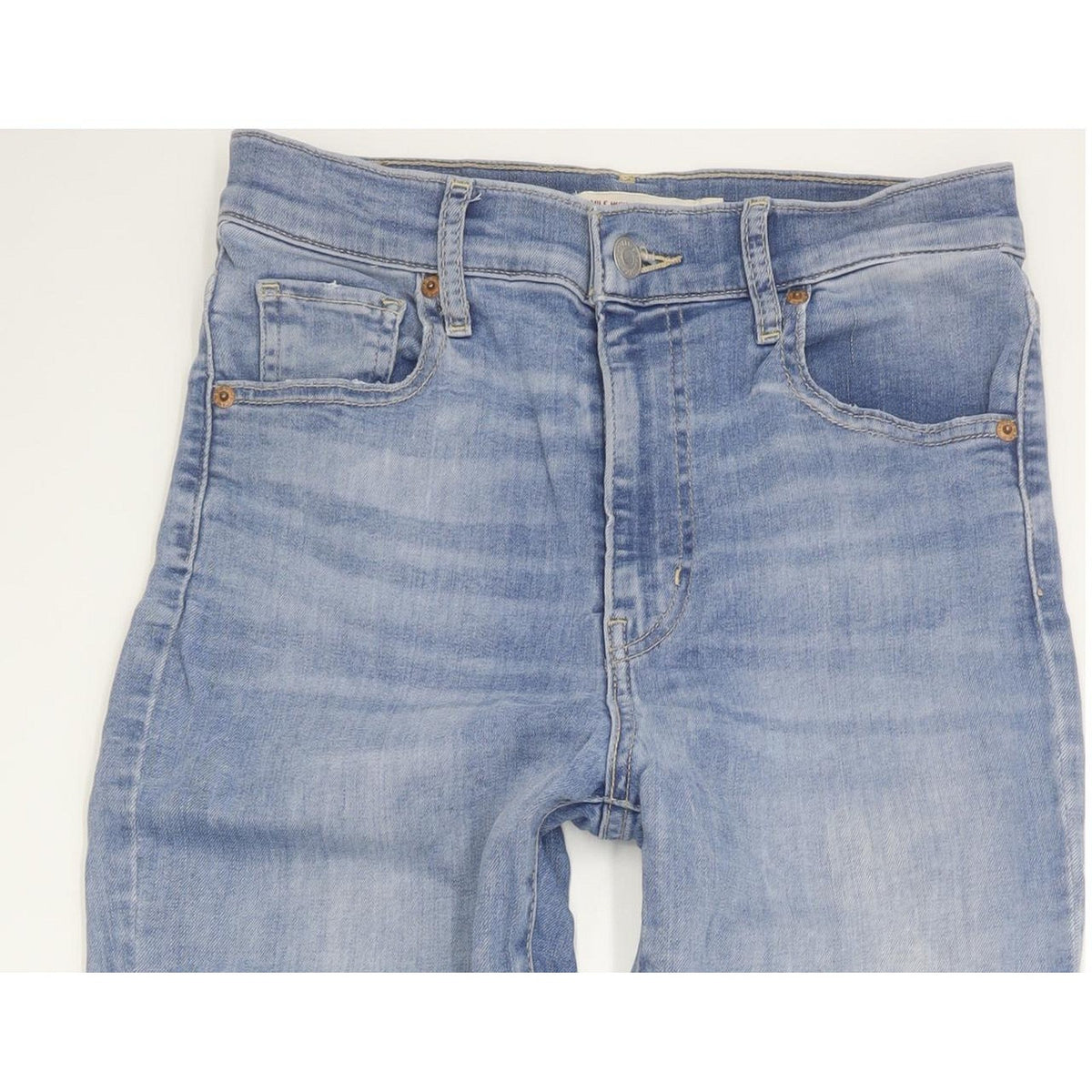 Levi's Mile Blue Skinny Slim Stretch Jeans High Waisted W26 L30