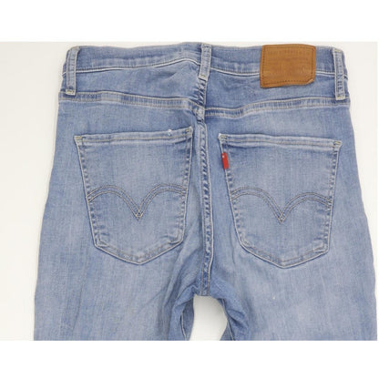 Levi's Mile Blue Skinny Slim Stretch Jeans High Waisted W26 L30