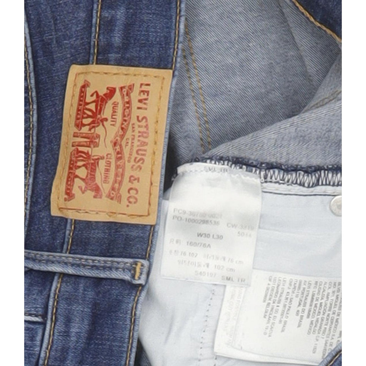 Levi's 311 Shaping Women Blue Skinny Slim Stretch Jeans W30 L30