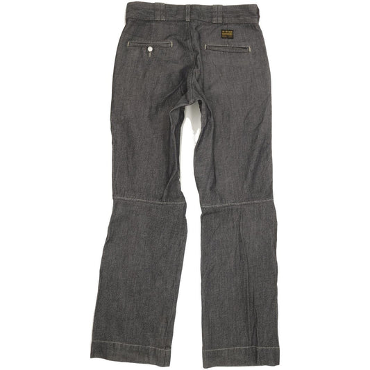G-Star Shortcut Deckpant Men Charcoal Straight Regular Jeans W29 L31