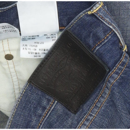 Levi's 508 Men Blue Straight Slim Jeans W36 L31