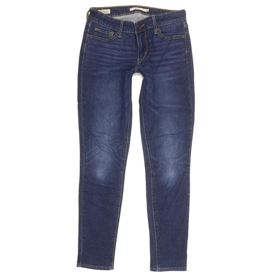 Levi's 711 Women Blue Skinny Slim Stretch Jeans W26 L27