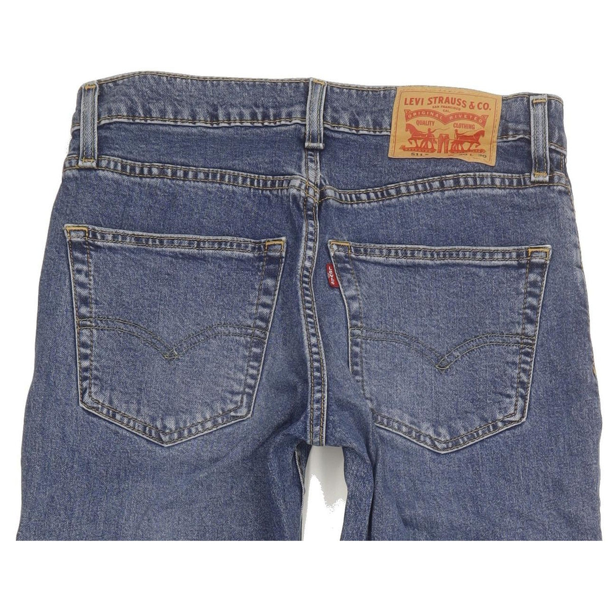 Levi's 511 Men Blue Straight Slim Jeans W30 L29