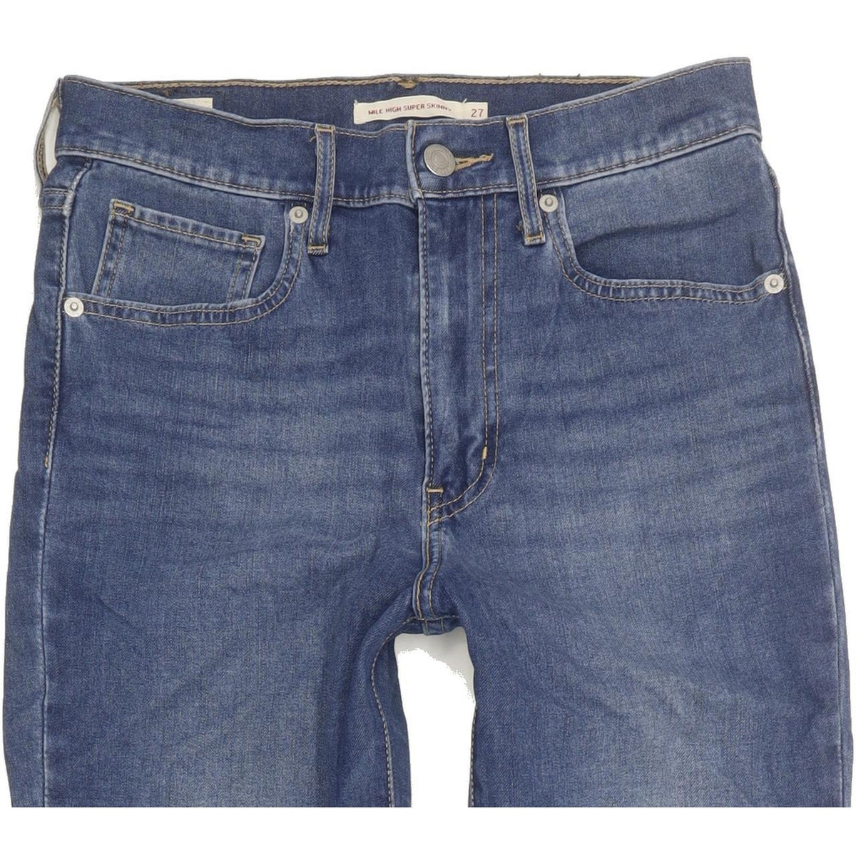 Levi's Mile Women Blue Skinny Slim Stretch Jeans W27 L29
