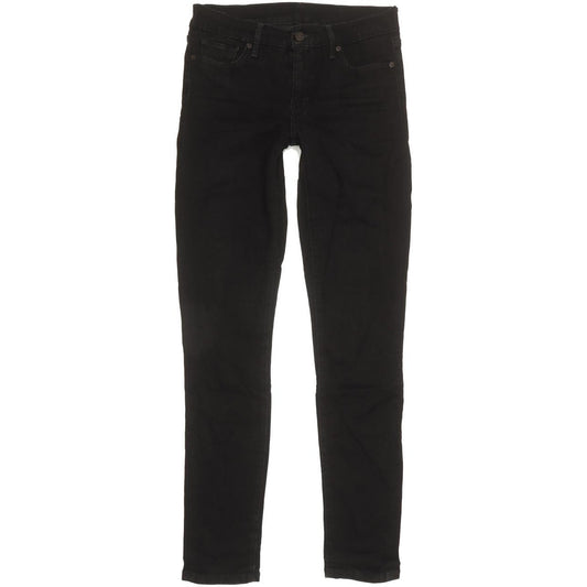 Levi's Women Black Skinny Slim Stretch Jeans W28 L31