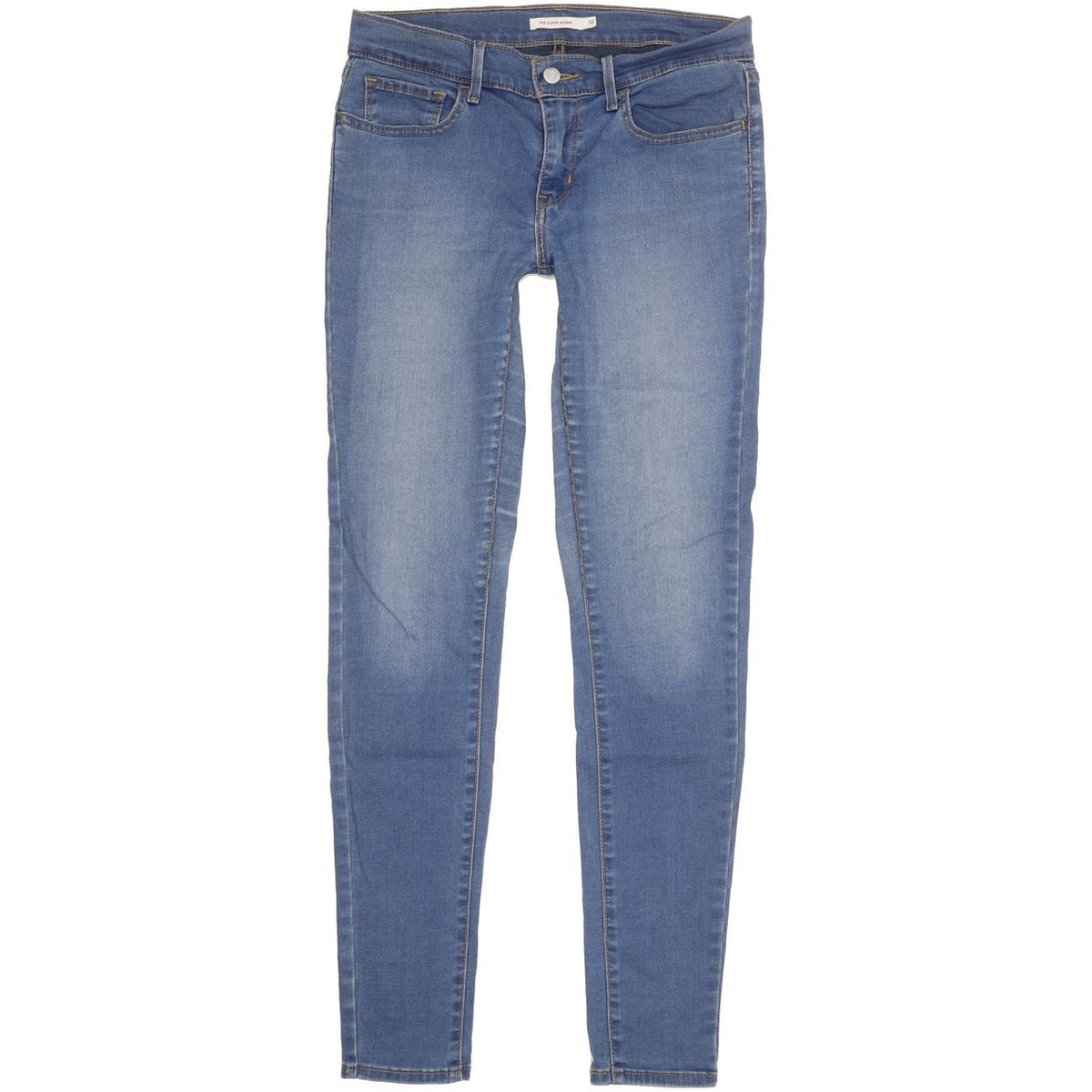 Levi's 710 Super Women Blue Skinny Slim Stretch Jeans W30 L31