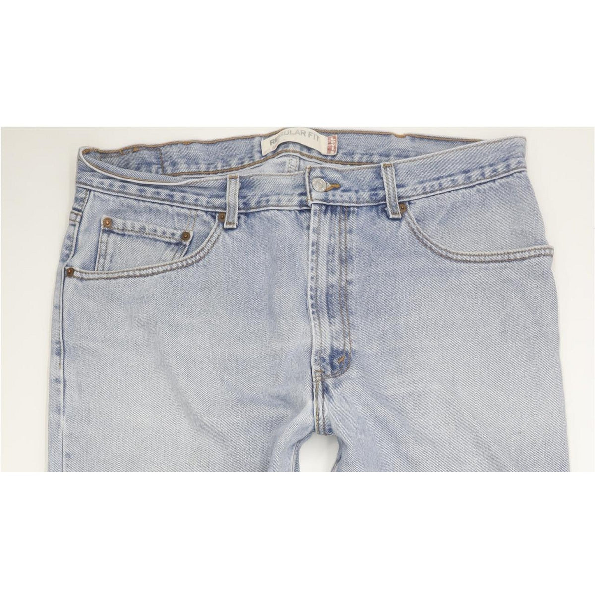 Levi's 505 Men Blue Straight Regular Jeans W38 L33