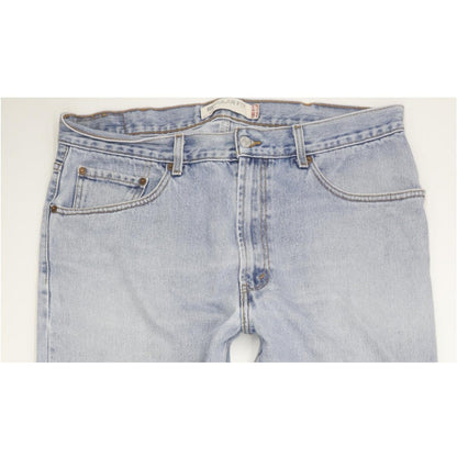 Levi's 505 Men Blue Straight Regular Jeans W38 L33