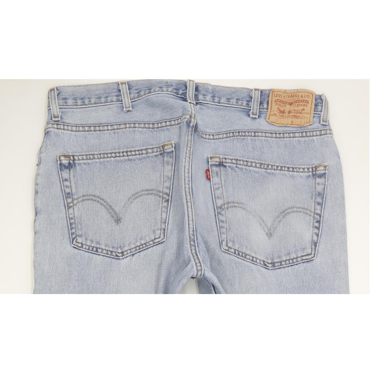 Levi's 505 Men Blue Straight Regular Jeans W38 L33