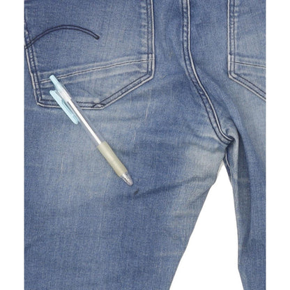 G-Star Lynn Mid Women Blue Skinny Slim Stretch Jeans W29 L31