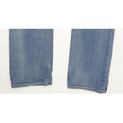 Levi's 504 Men Blue Straight Regular Stretch Jeans W32 L31