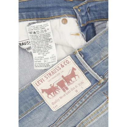 Levi's 504 Men Blue Straight Regular Stretch Jeans W32 L31