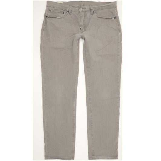 Levi's 511 Men Grey Straight Slim Stretch Jeans W34 L31