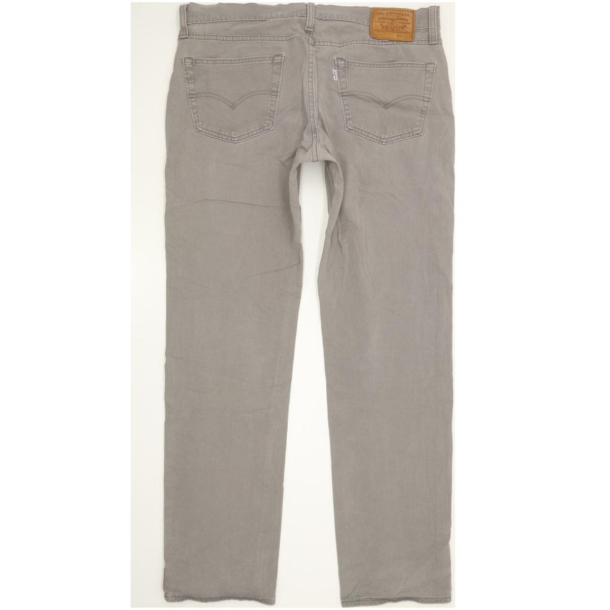 Levi's 511 Men Grey Straight Slim Stretch Jeans W34 L31