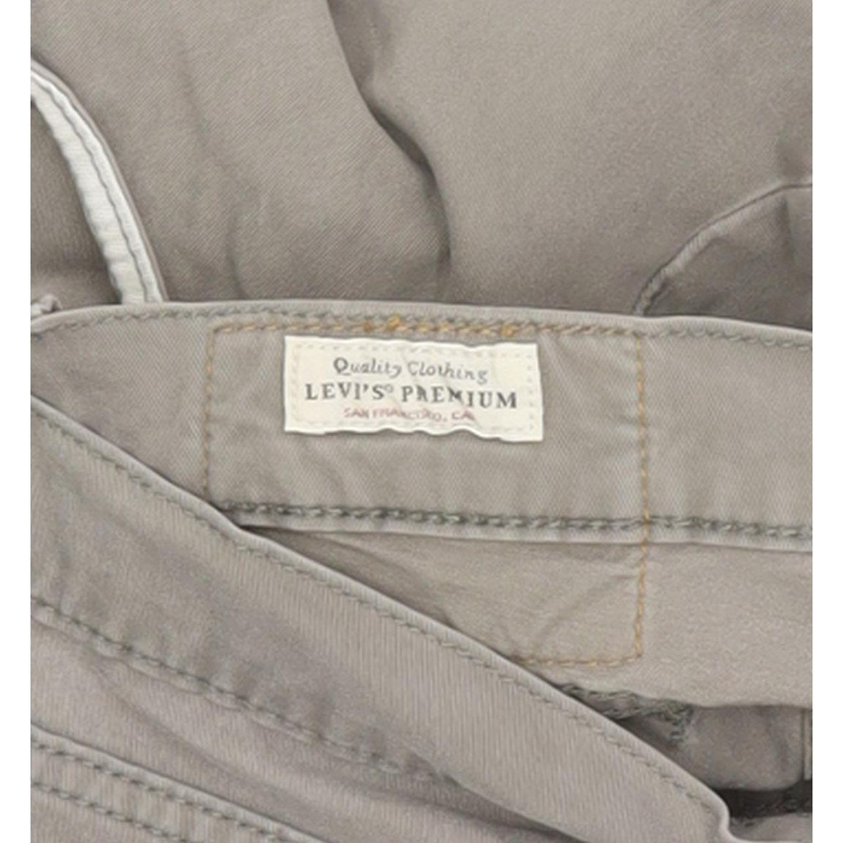 Levi's 511 Men Grey Straight Slim Stretch Jeans W34 L31