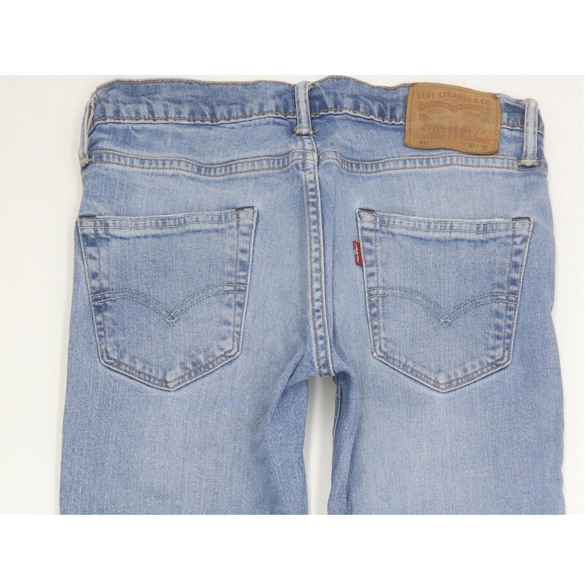 Levi's 511 Men Blue Straight Slim Stretch Jeans W30 L31