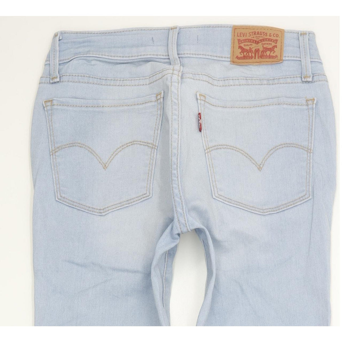 Levi's 710 Super Women Blue Skinny Slim Stretch Jeans W26 L30