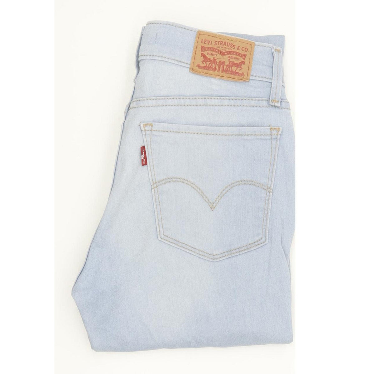 Levi's 710 Super Women Blue Skinny Slim Stretch Jeans W26 L30