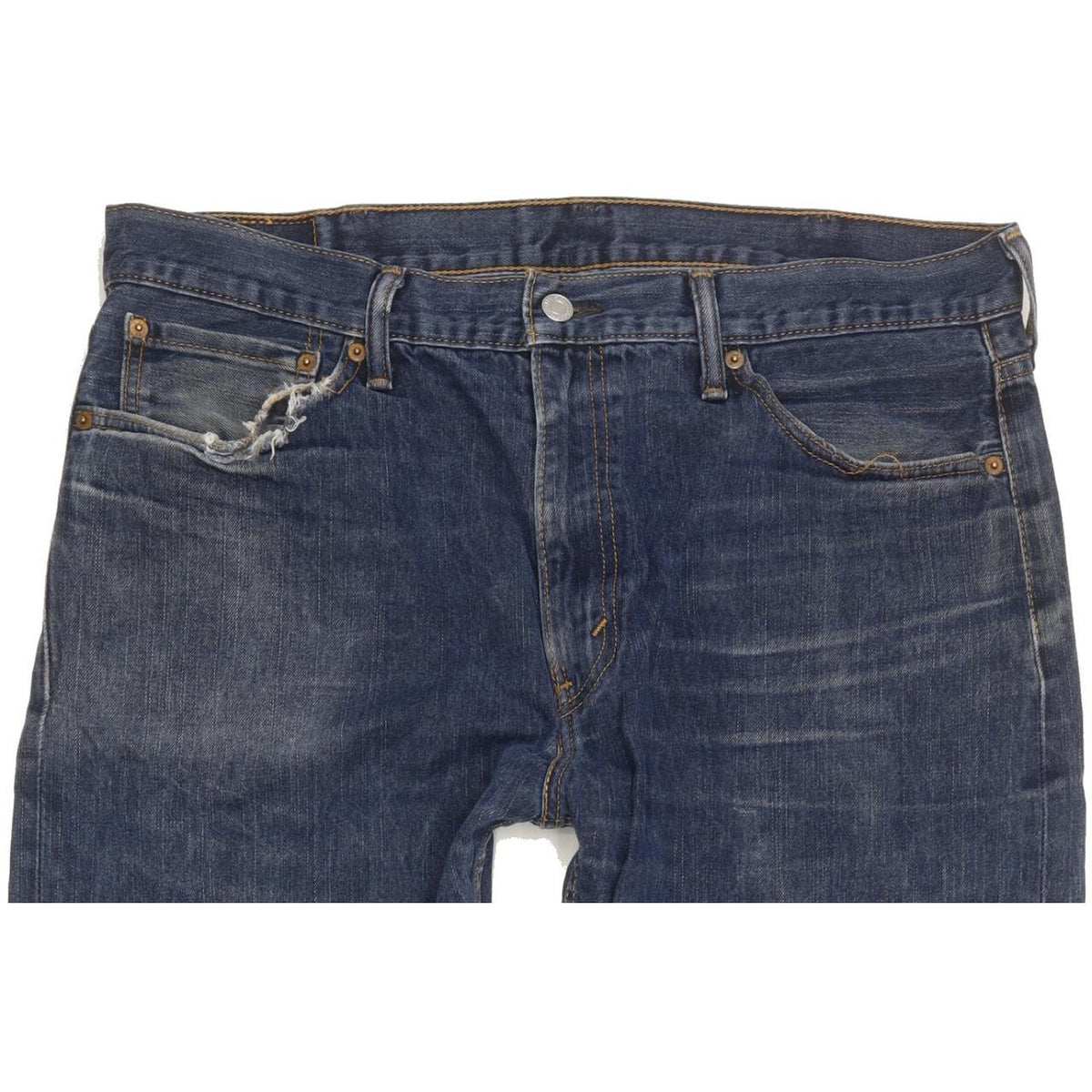 Levi's 508 Men Blue Straight Slim Jeans W38 L29