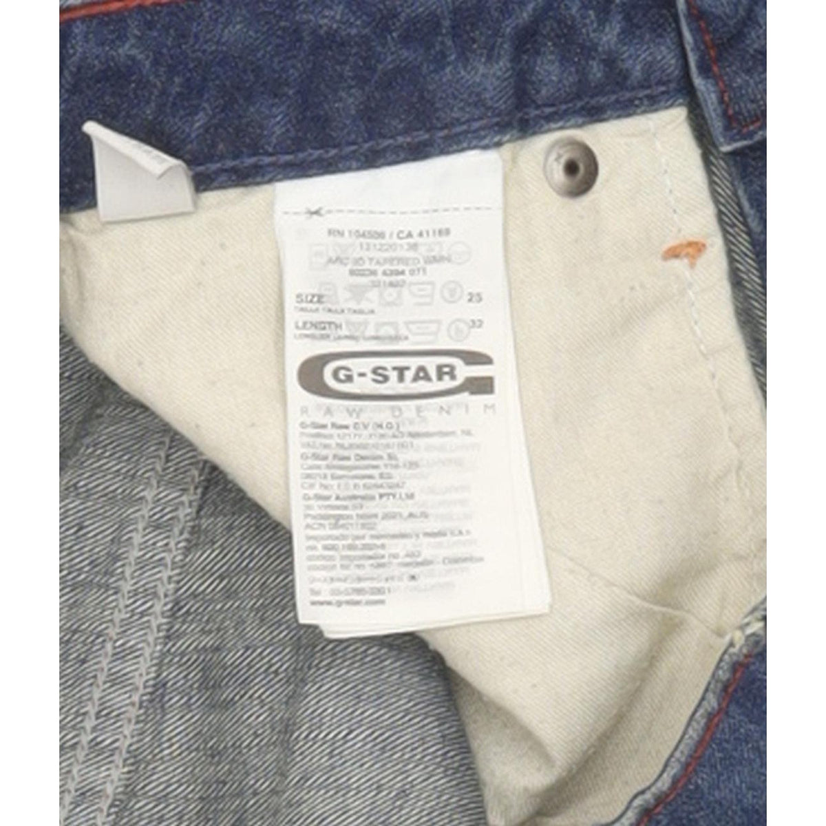 G-Star Arc 3D Women Blue Tapered Slim Jeans W25 L27