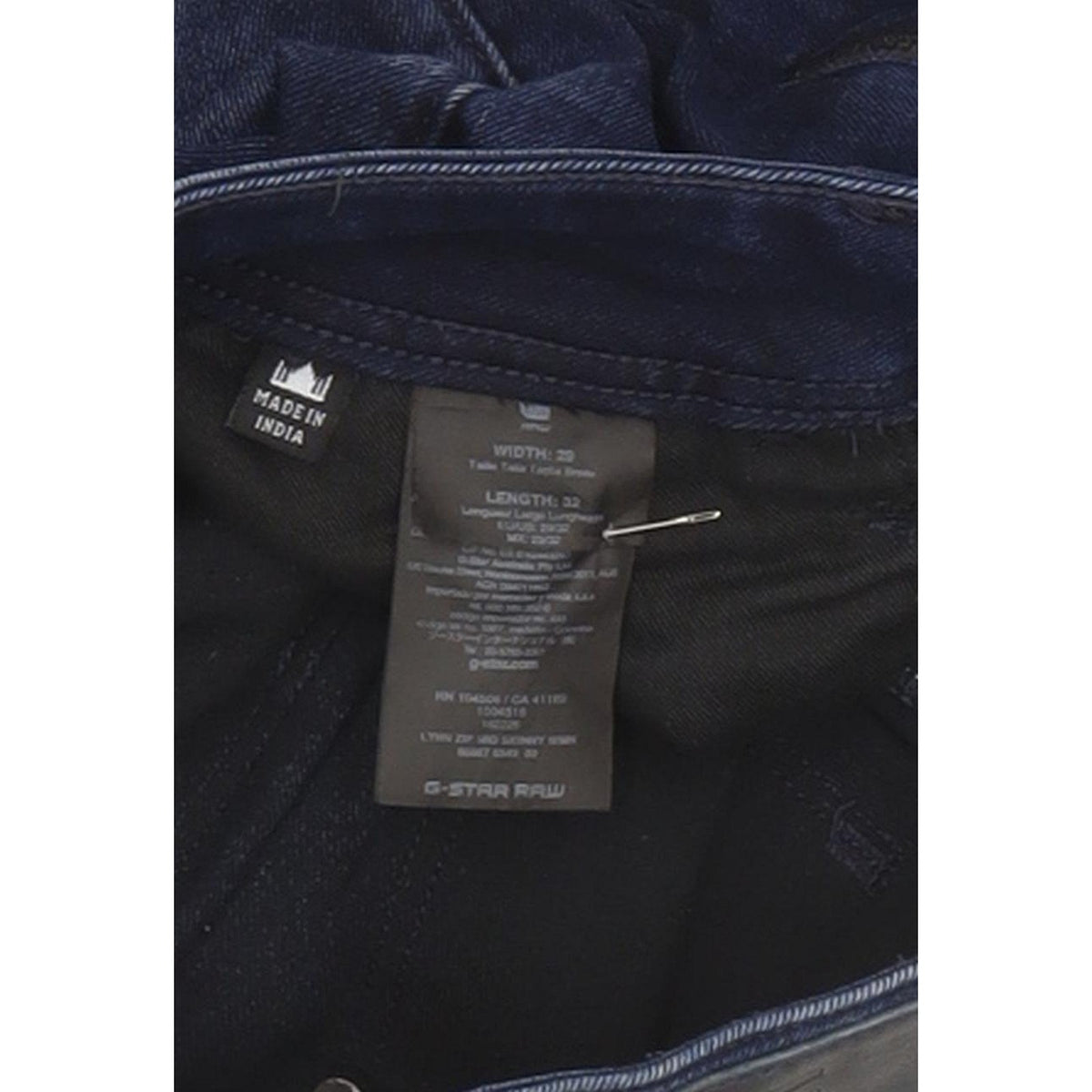 G-Star Lynn Zip Women Navy Skinny Slim Stretch Jeans W29 L31