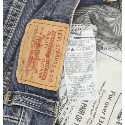 Levi's 506 Men Blue Straight Regular Jeans W34 L29