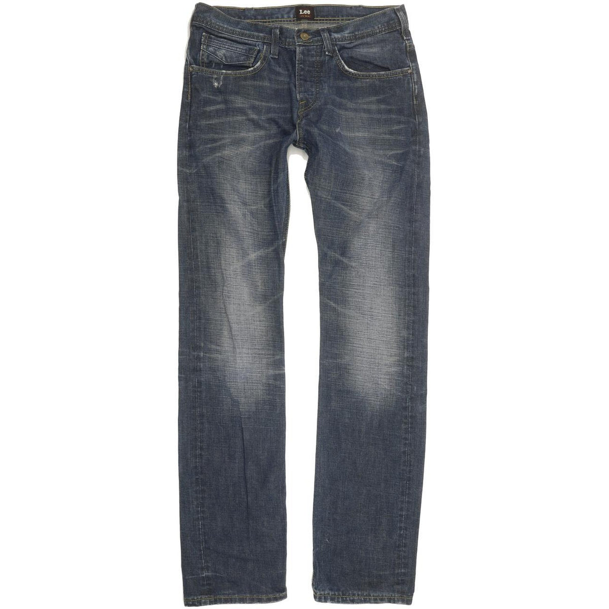 Lee Zed Rider Men Blue Straight Regular Jeans W30 L34