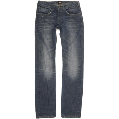 Lee Zed Rider Men Blue Straight Regular Jeans W30 L34