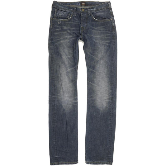 Lee Zed Rider Men Blue Straight Regular Jeans W30 L34