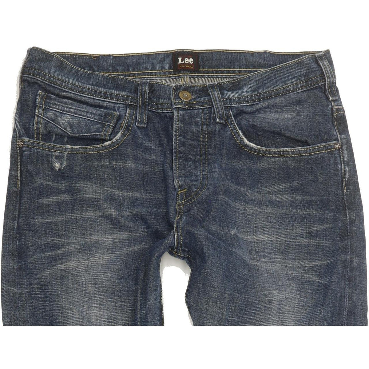 Lee Zed Rider Men Blue Straight Regular Jeans W30 L34