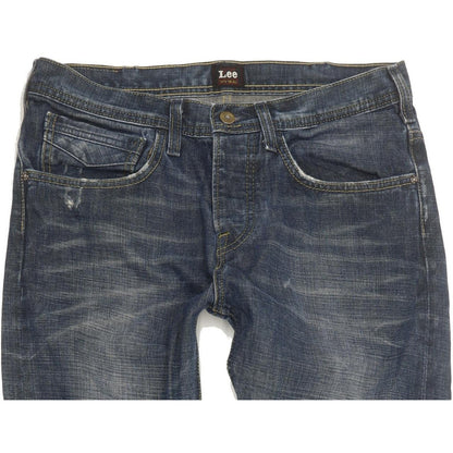 Lee Zed Rider Men Blue Straight Regular Jeans W30 L34