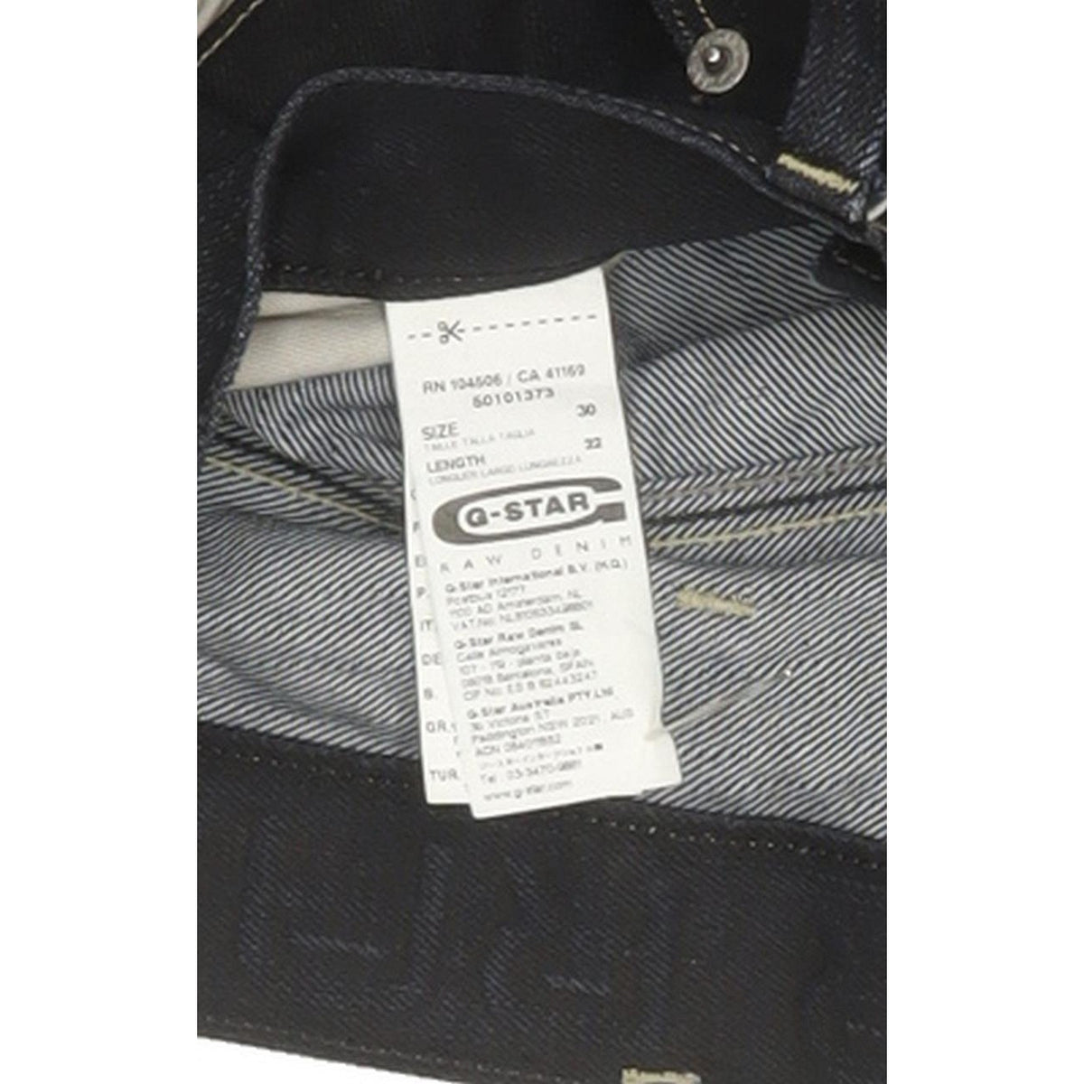 G-Star Coder Men Navy Straight Regular Jeans W30 L31