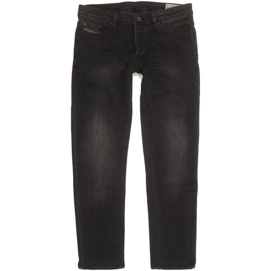 Diesel Sleenker 0670I Men Black Skinny Slim Stretch Jeans W32 L29