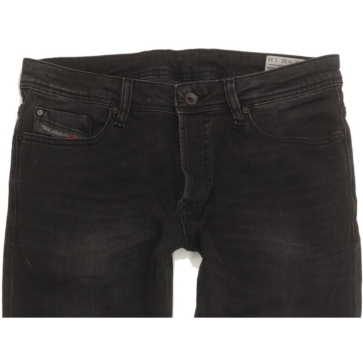 Diesel Sleenker 0670I Men Black Skinny Slim Stretch Jeans W32 L29