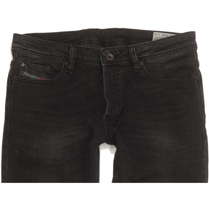 Diesel Sleenker 0670I Men Black Skinny Slim Stretch Jeans W32 L29