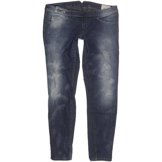 Diesel Cherick 0884I Women Blue Tapered Slim Stretch Jeans W31 L32
