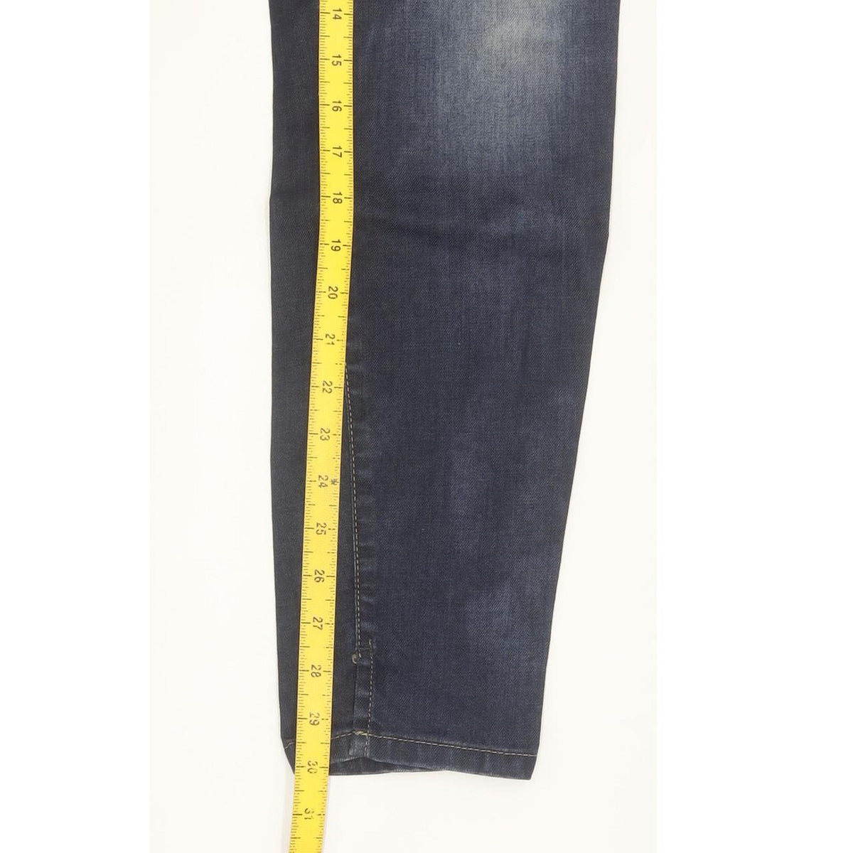 Diesel Cherick 0884I Women Blue Tapered Slim Stretch Jeans W31 L32