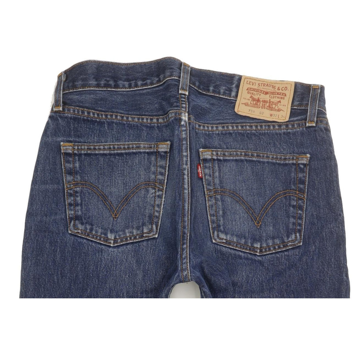 Levi's 751 Men Blue Straight Regular Jeans W32 L31