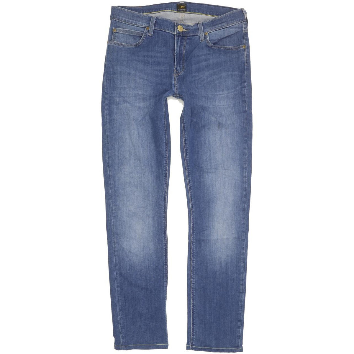 Lee Jade Women Blue Straight Slim Stretch Jeans W32 L30