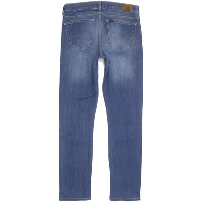 Lee Jade Women Blue Straight Slim Stretch Jeans W32 L30