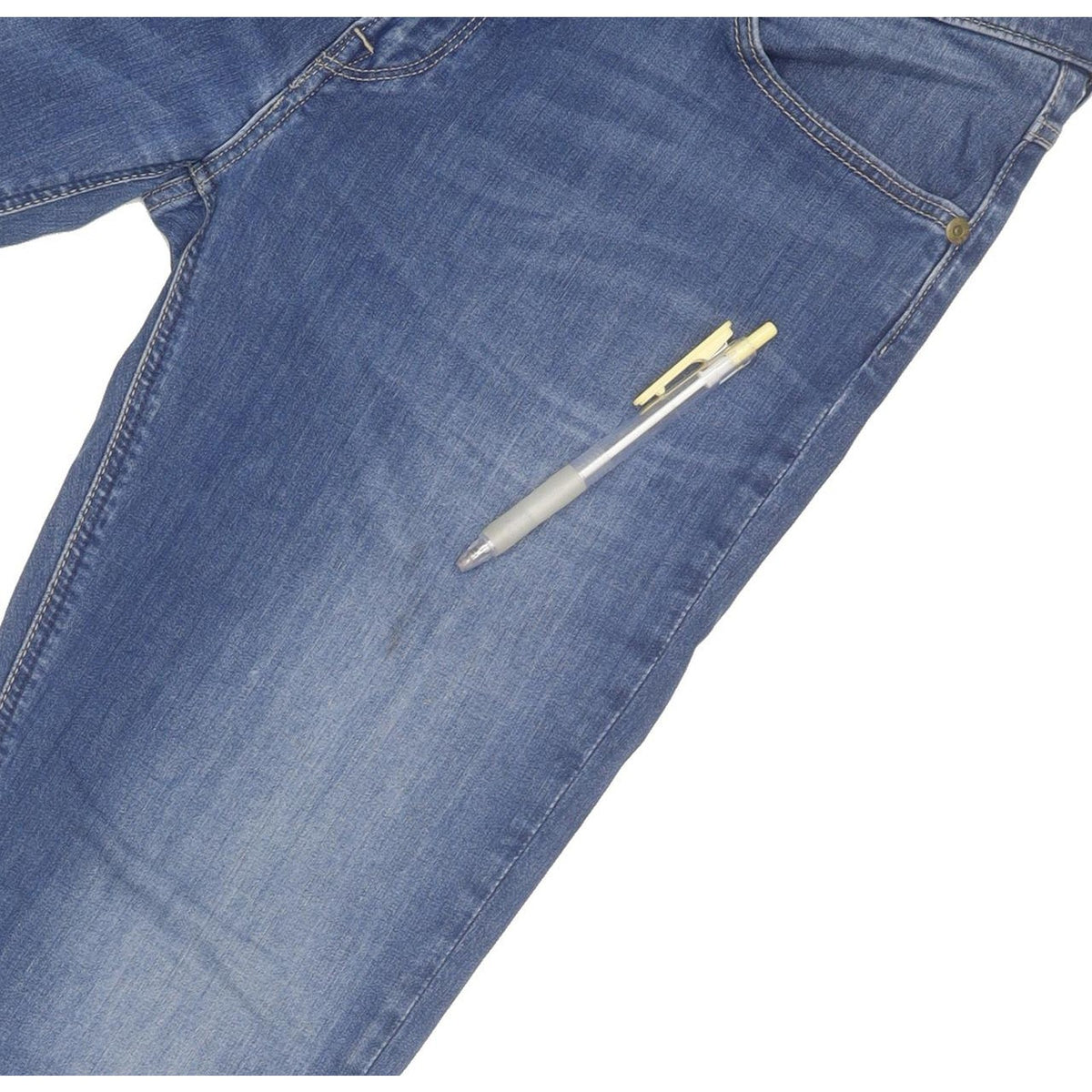 Lee Jade Women Blue Straight Slim Stretch Jeans W32 L30