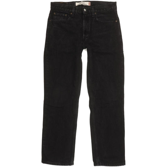 Levi's Men Black Straight Slim Jeans W34 L30