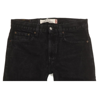 Levi's Men Black Straight Slim Jeans W34 L30