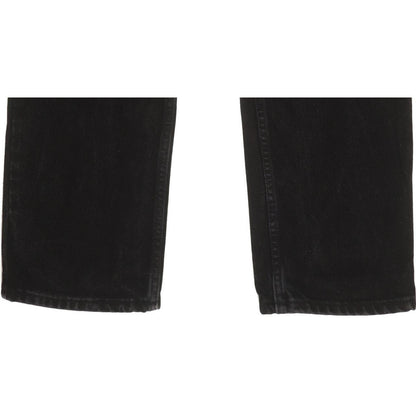 Levi's Men Black Straight Slim Jeans W34 L30