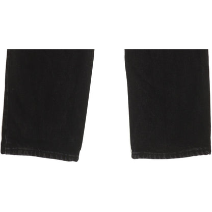 Levi's Men Black Straight Slim Jeans W34 L30