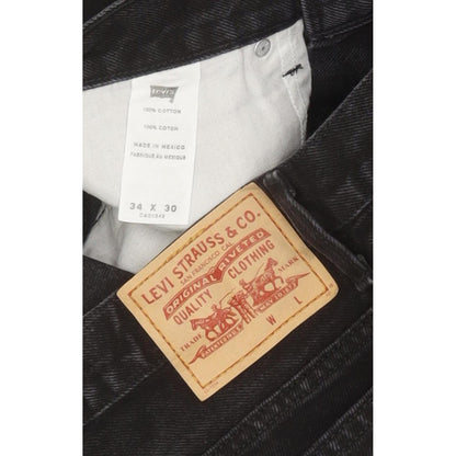Levi's Men Black Straight Slim Jeans W34 L30