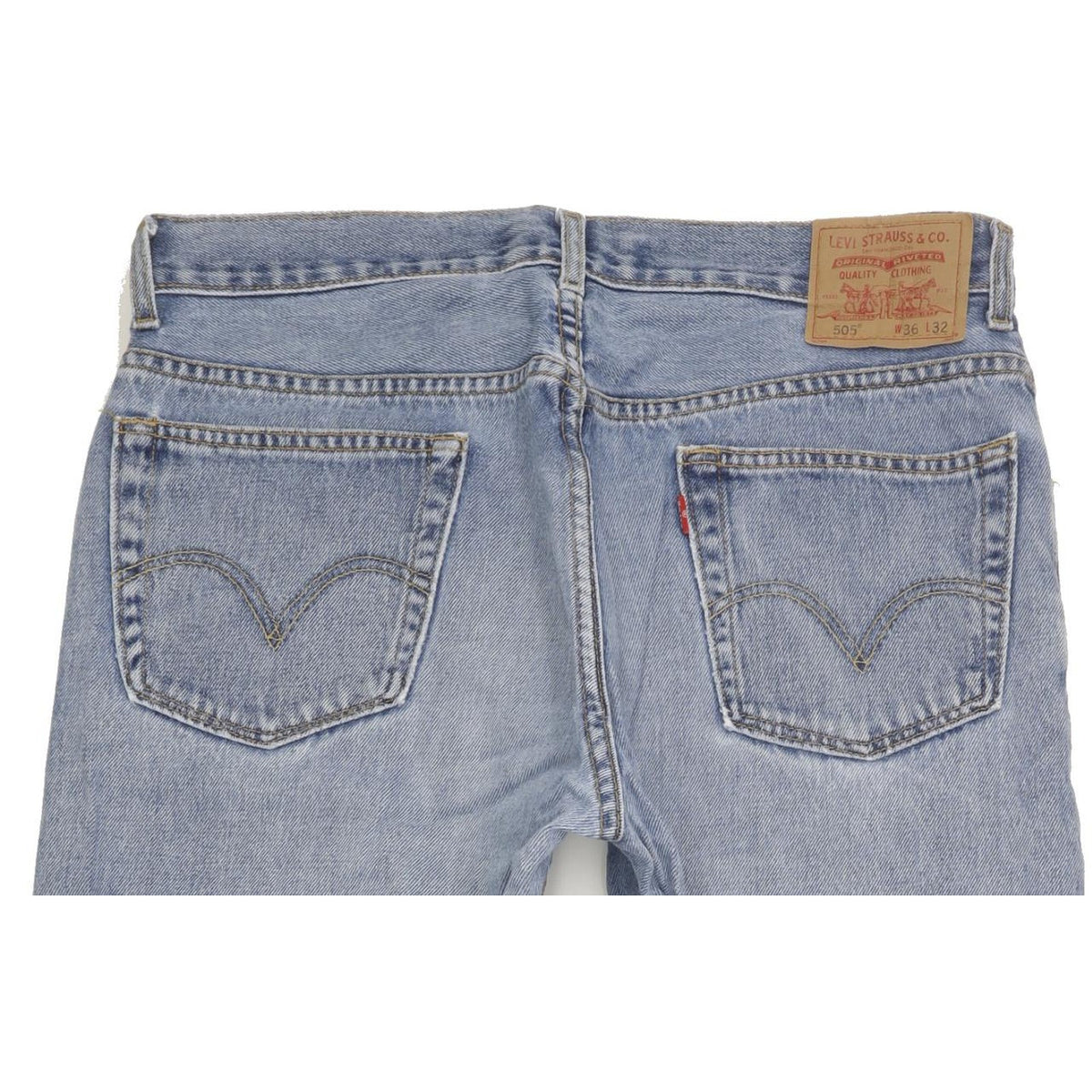 Levi's 505 Men Blue Straight Regular Jeans W36 L32