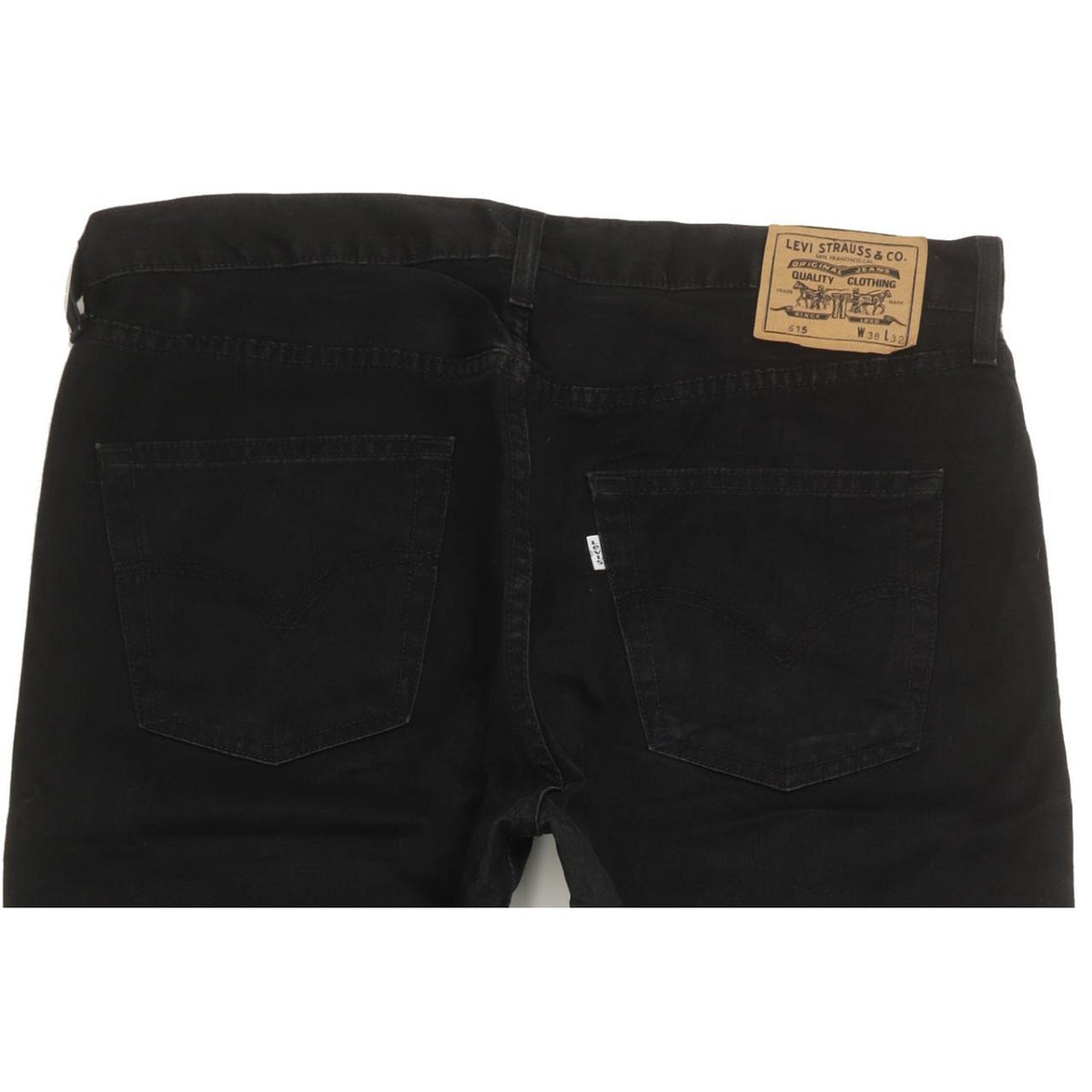 Levi's 615 Men Black Straight Regular Jeans W38 L31