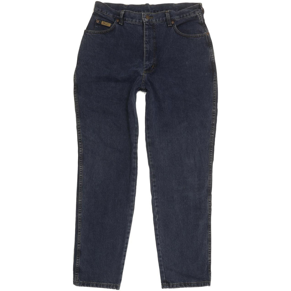 Wrangler Lycy Blue Straight Regular Jeans High Waisted W34 L30