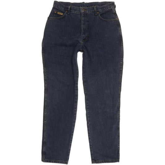 Wrangler Lycy Blue Straight Regular Jeans High Waisted W34 L30
